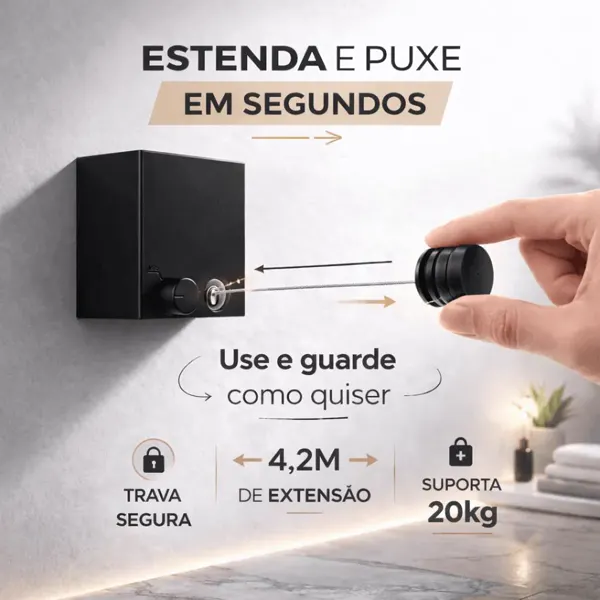 Estenda e puxe